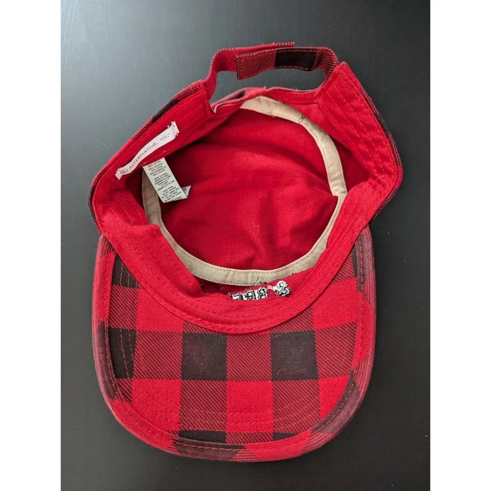 Wet Dog Cafe & Brewery Hat Cap  Strapback Plaid‎ Military Style Embroidered